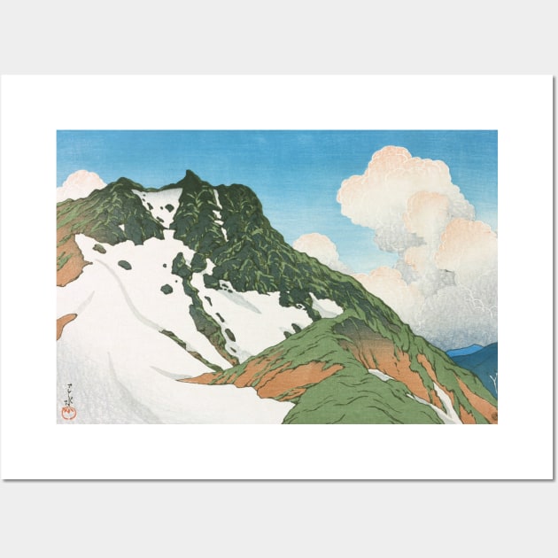 Asahigadake from Mount Hakuba by Kawase Hasui Wall Art by Takeda_Art